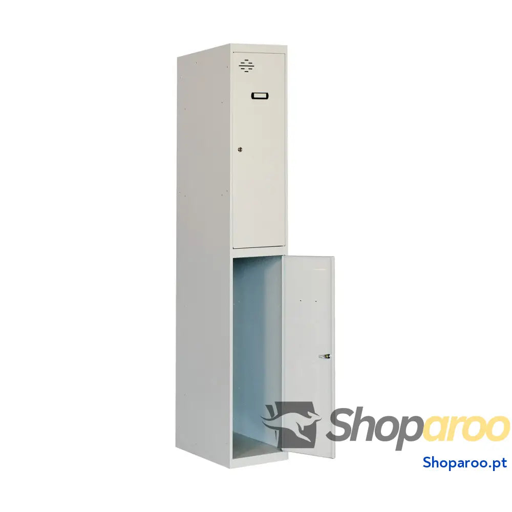 Bilheteira Simon Rack Metal Cinzento claro 2 Compartimentos (180 x 30 x 50 cm)