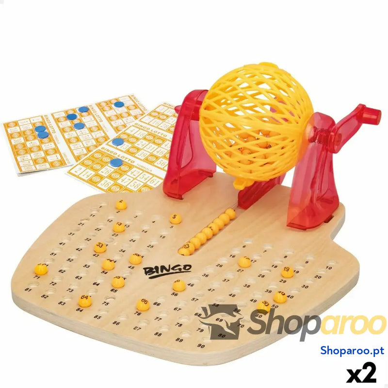 Bingo CB Games Madeira Plástico (2 Unidades)