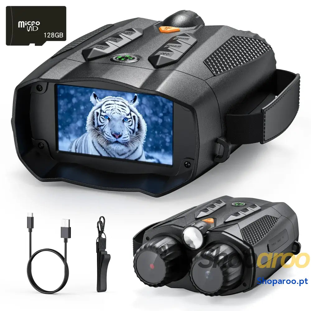 Binóculos de Visão Noturna 10X Óculos Infravermelhos Térmicos 4K