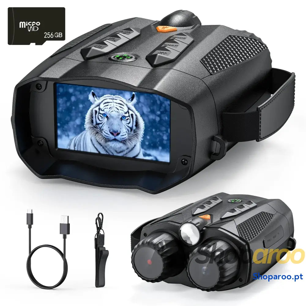 Binóculos de Visão Noturna 10X Óculos Infravermelhos Térmicos 4K