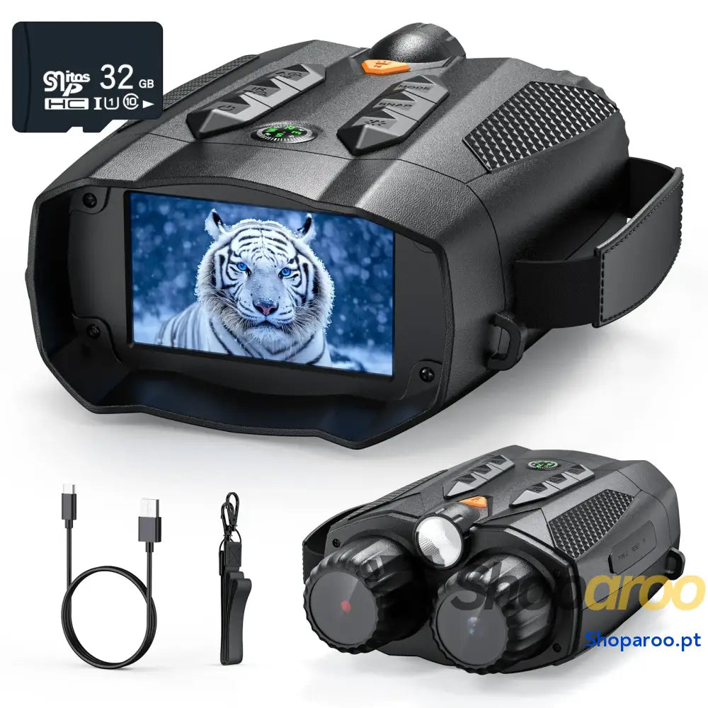 Binóculos de Visão Noturna 10X Óculos Infravermelhos Térmicos 4K