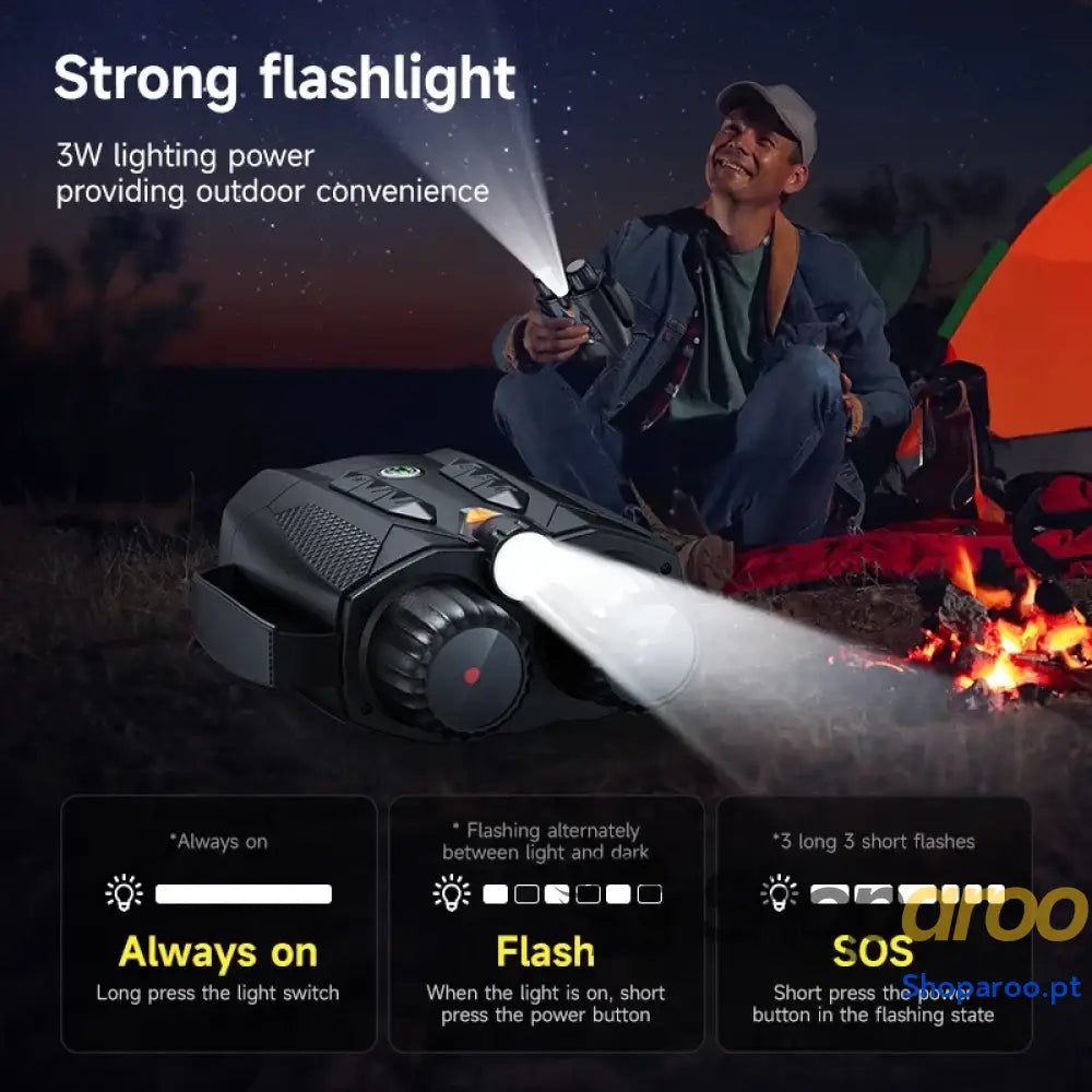 Binóculos de Visão Noturna 10X Óculos Infravermelhos Térmicos 4K