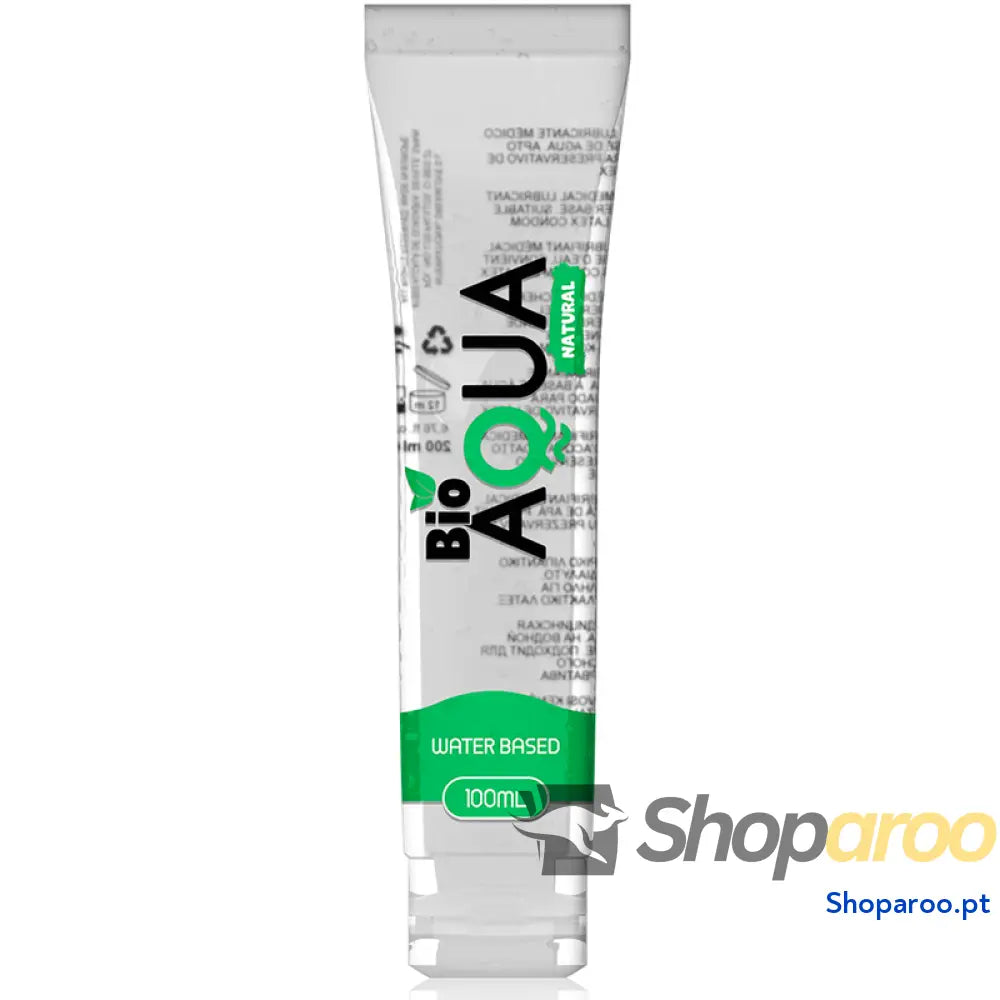 BIOAQUA LUBRIFICANTE INGREDIENTES NATURAIS À BASE DE ÁGUA 100 ML