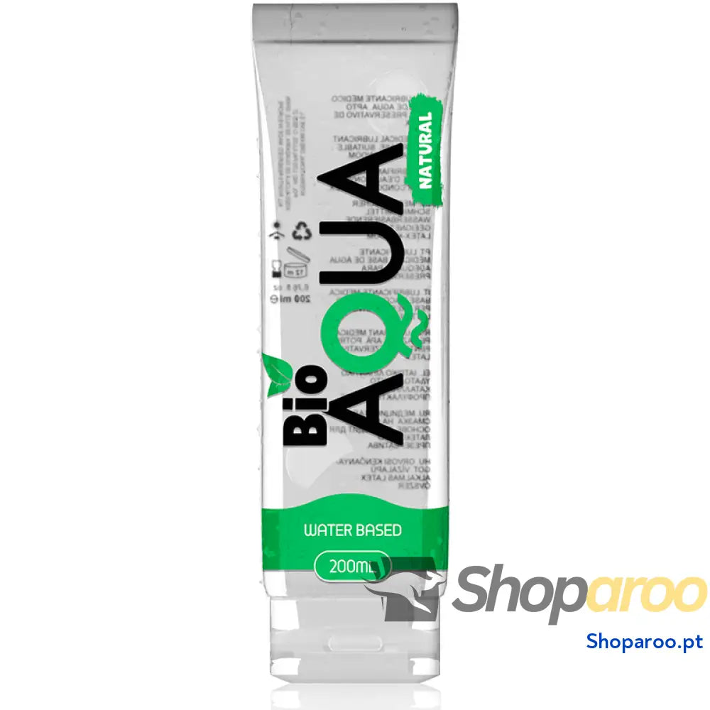 BIOAQUA LUBRIFICANTE INGREDIENTES NATURAIS À BASE DE ÁGUA 200 ML