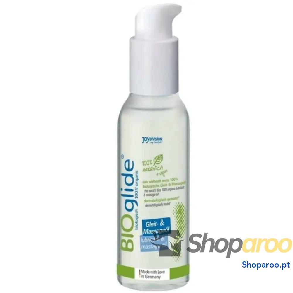 BIOGLIDE - ÓLEO DE MASSAGEM E LUBRIFICANTE ORGÂNICO 125 ML