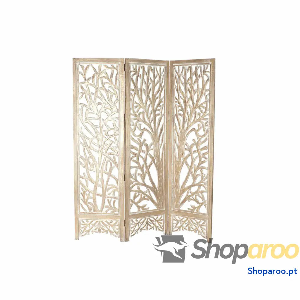 Biombo DKD Home Decor Madeira de mangueira 153 x 2,5 182 cm