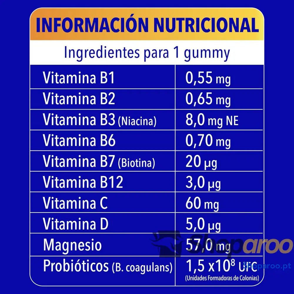 Gomas Bion 3 Energy com Vitaminas B12 e Probióticos para Energia