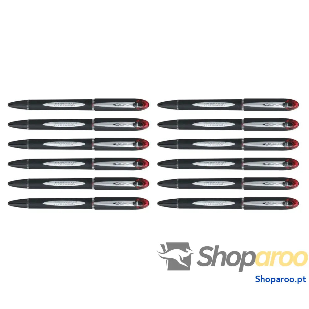 Biros de tinta líquida Uni-Ball Rollerball Jestsream SX-210 Vermelho 12 Unidades