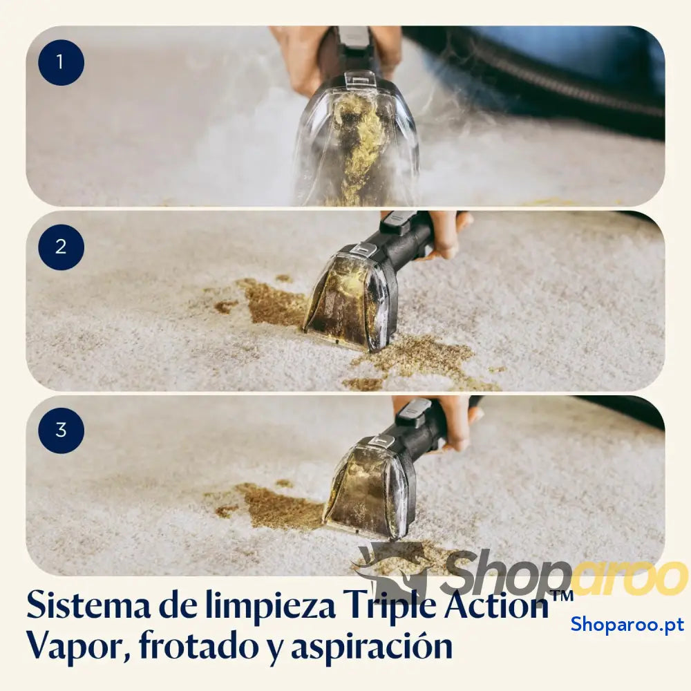 SpotClean HydroSteam Aspirador de água tapeçaria máquina lavar aspirador com tecnologia modo vaporeta limpador