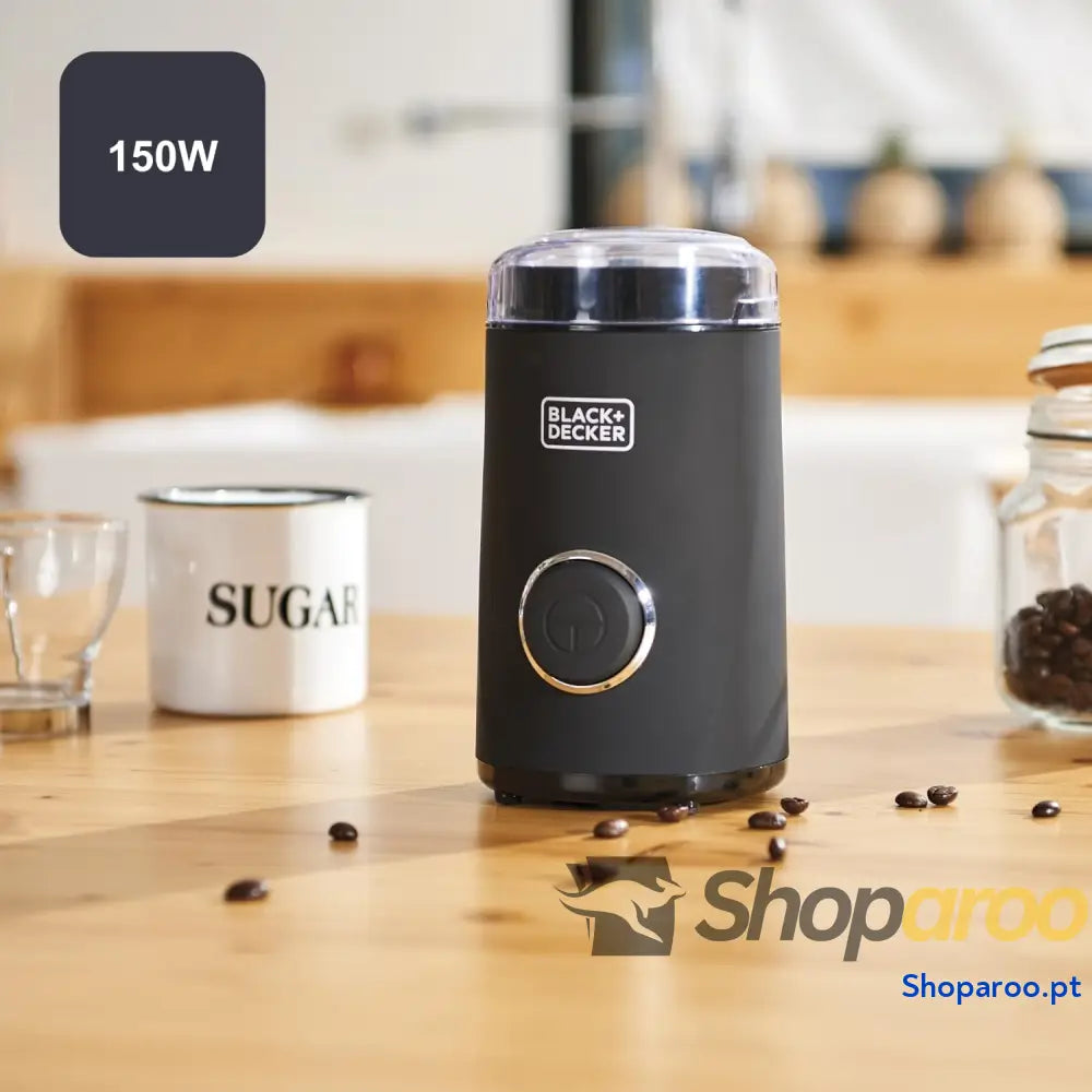Black + Decker Moedor de café preto 12 Tazze
