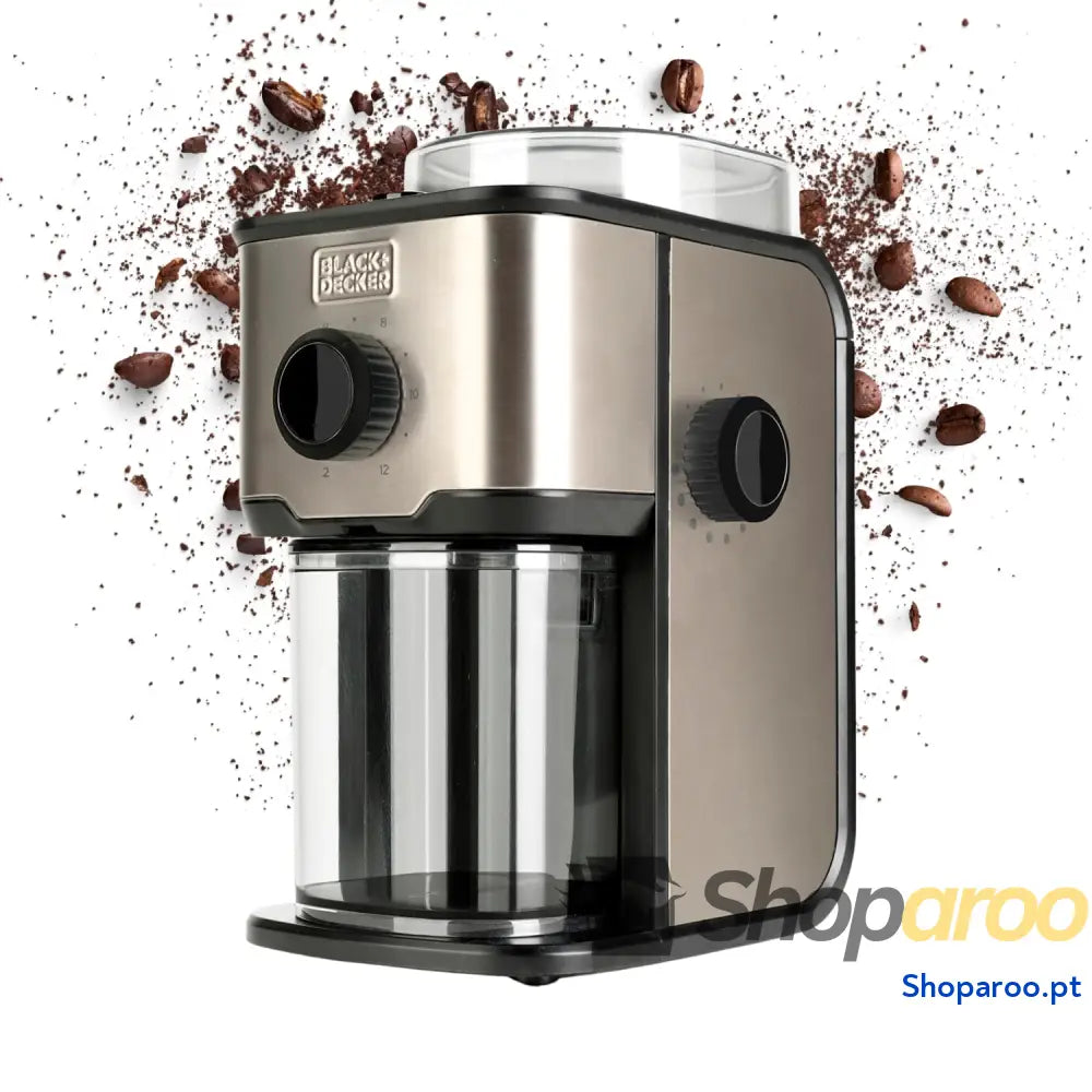 Black + Decker Moedor de café preto 12 Tazze
