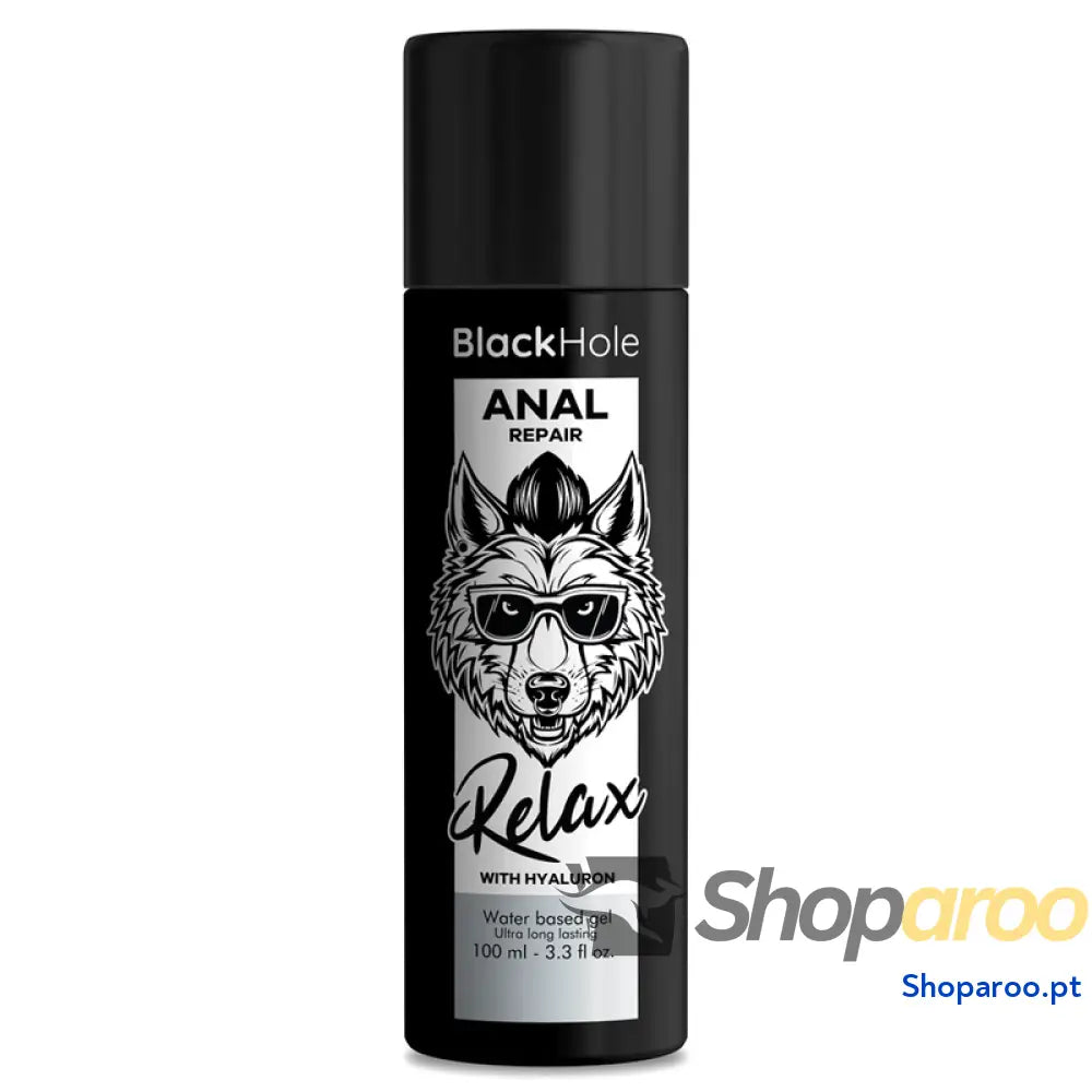 BLACK HOLE REPARO ANAL RELAXANTE À BASE DE ÁGUA COM HIALURON 100 ML