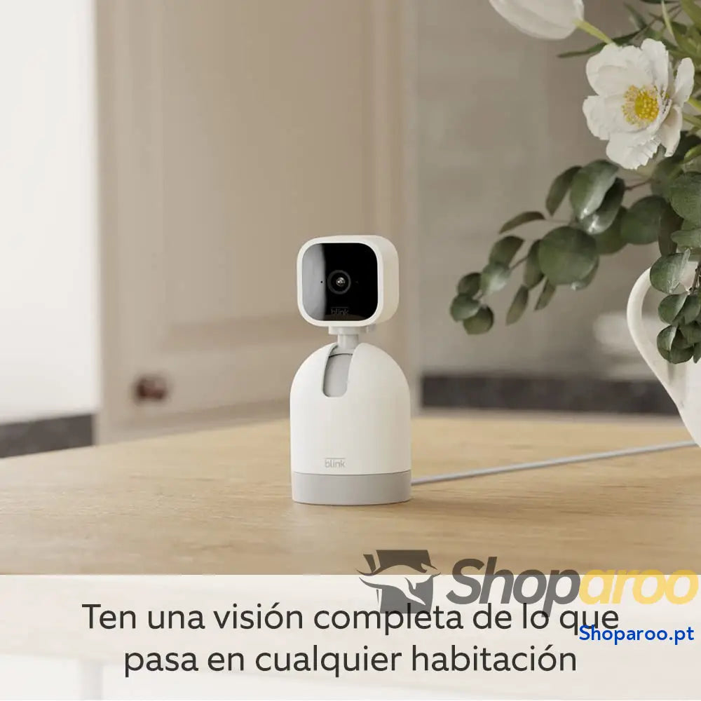 Blink Mini Pan Tilt Câmara | de segurança inteligente orientável interior com ficha áudio bidirecional vídeo HD