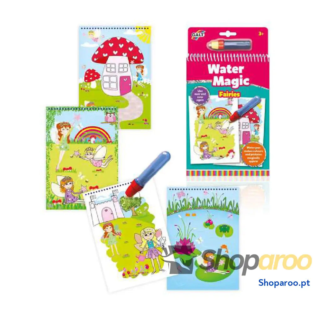 Bloco com Desenhos para Colorir Water Magic Diset A3079H