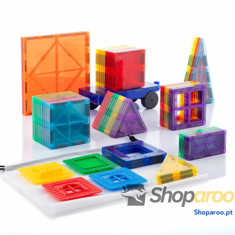 Blocos de Construção Magnéticos 3D Magoks InnovaGoods 57 Peças