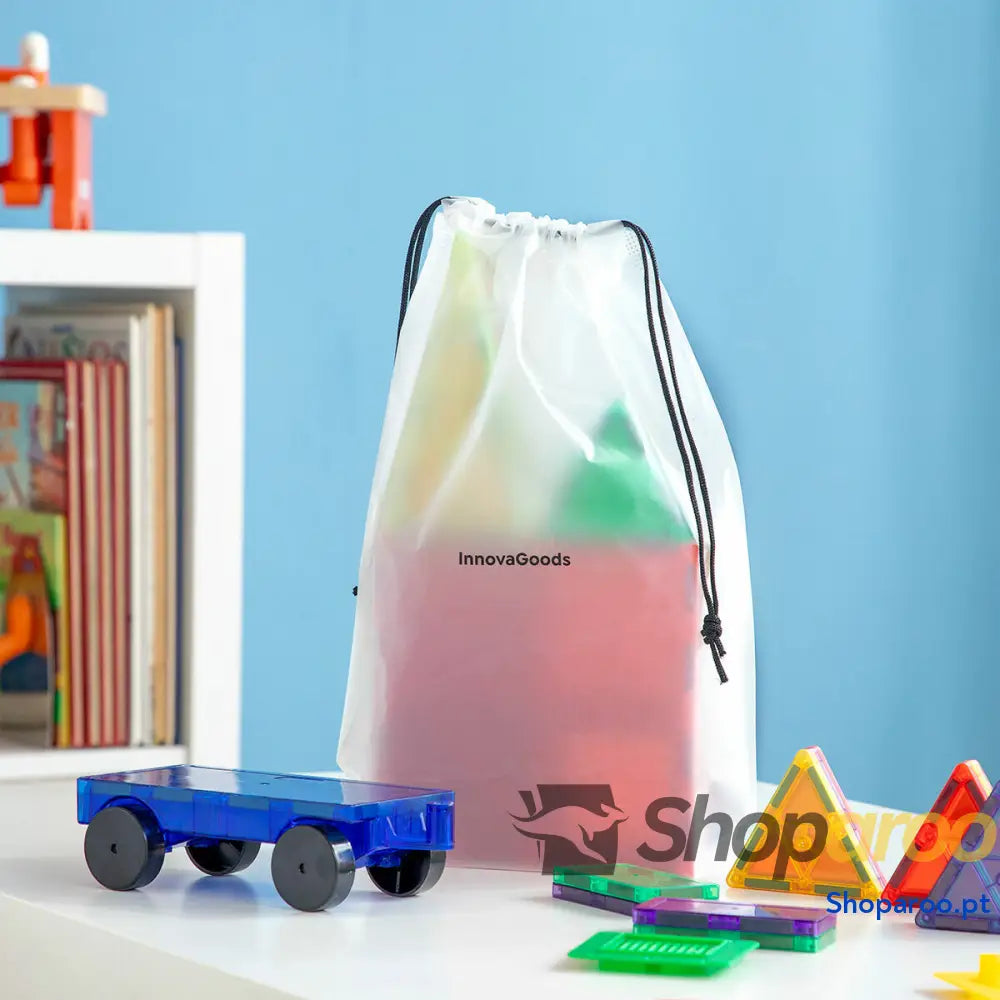 Blocos de Construção Magnéticos 3D Magoks InnovaGoods 57 Peças