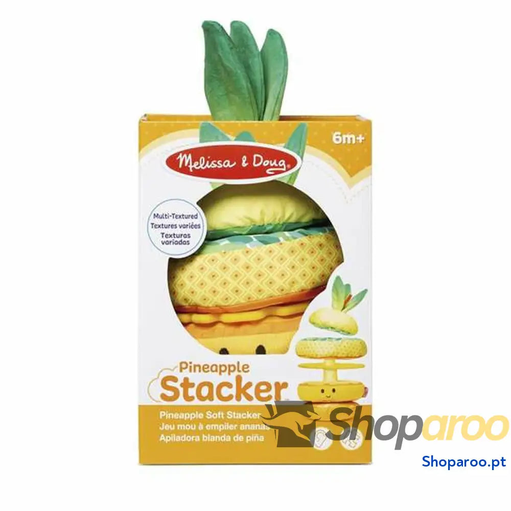 Blocos Empilháveis Melissa & Doug Abacaxi Brinquedo 5 Peças