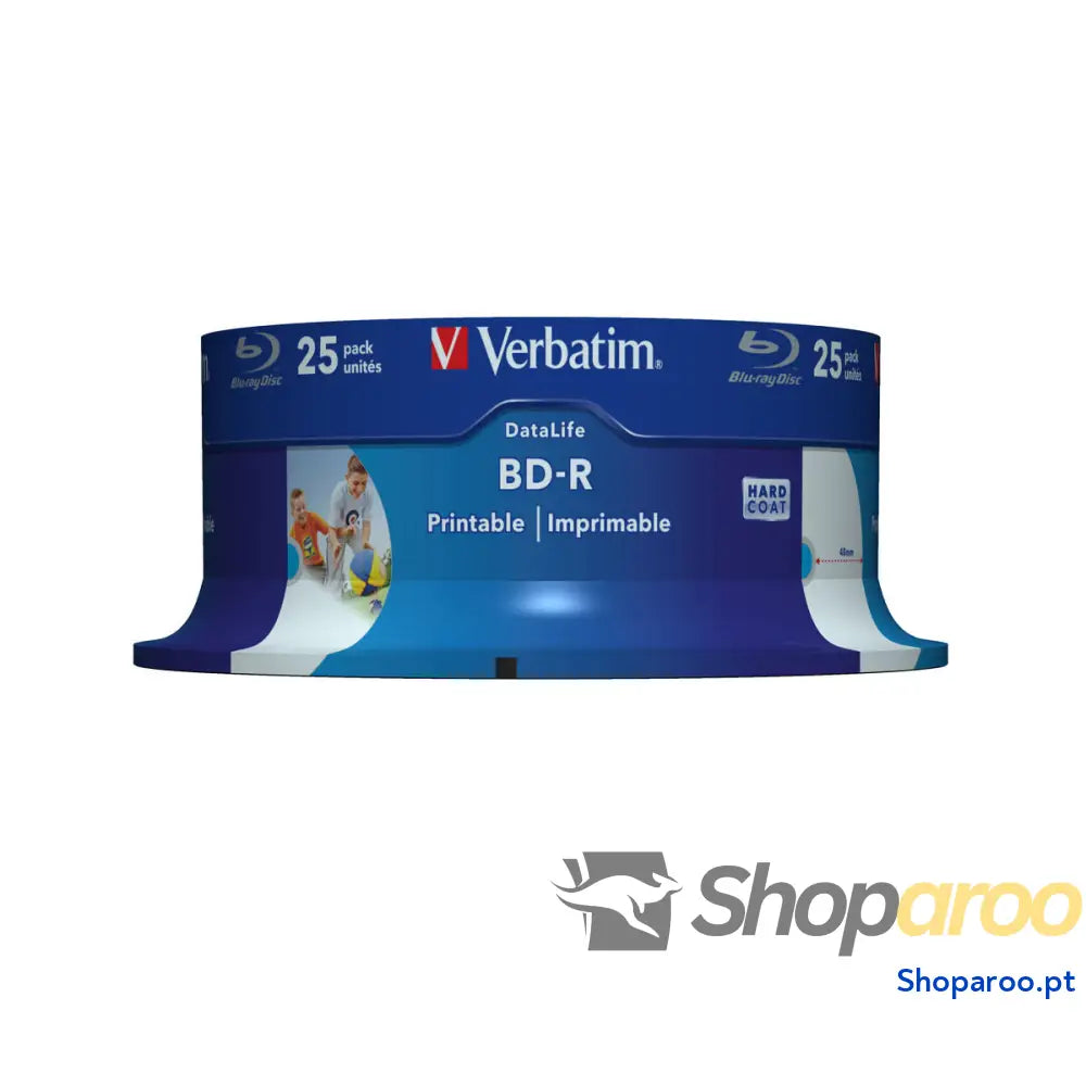 Blu-Ray BD-R Printable Verbatim 43811 25 Unidades