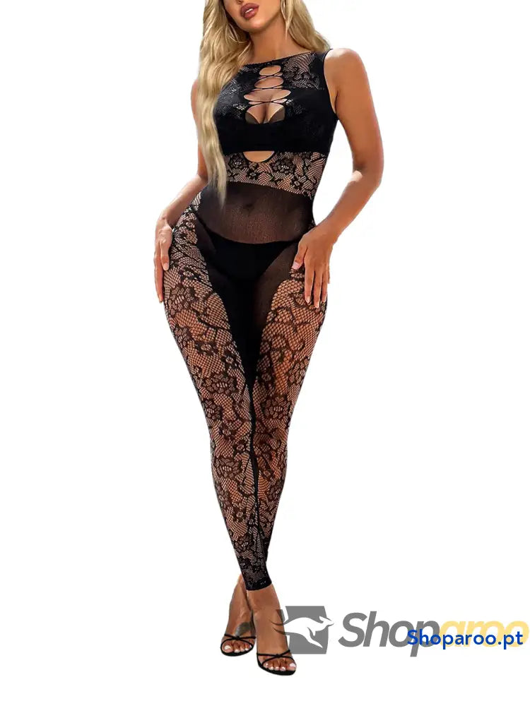 Body feminino sem entrepernas roupa de dormir sexy lingerie macia para mulher