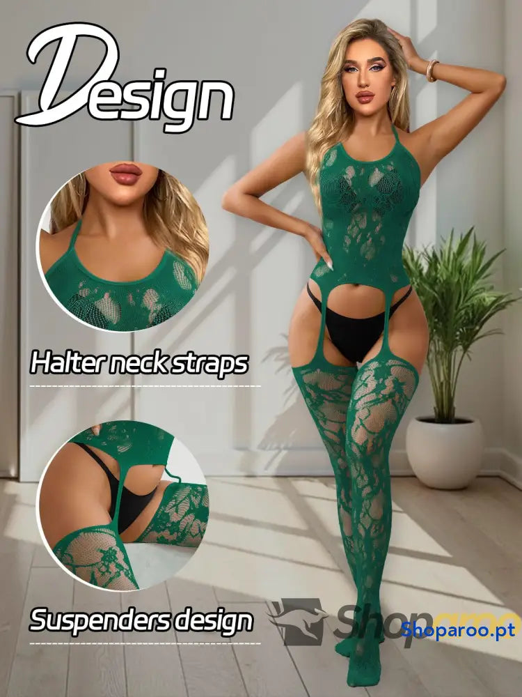 Body feminino sem entrepernas roupa de dormir sexy lingerie macia para mulher