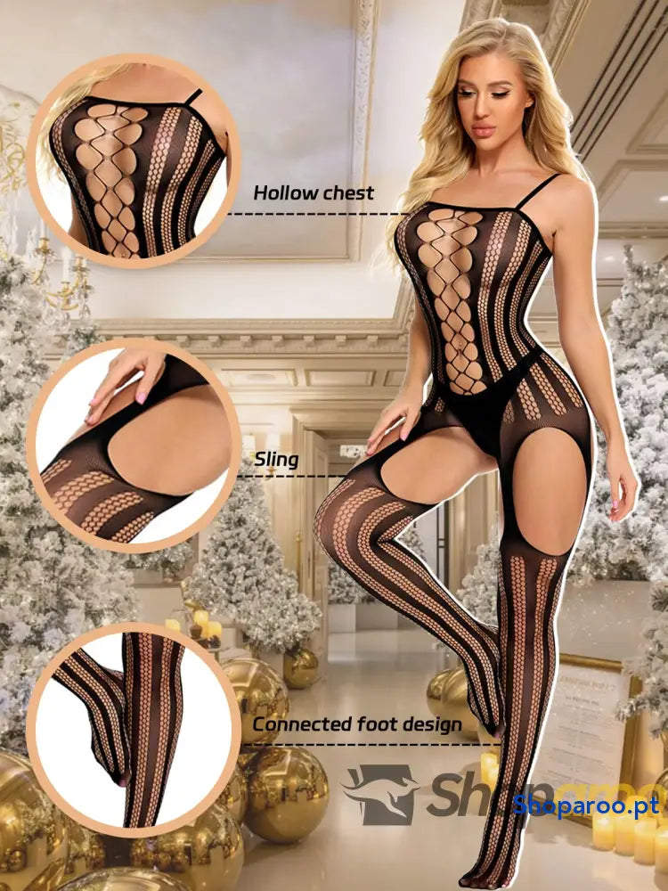 Body feminino sem entrepernas roupa de dormir sexy lingerie macia para mulher