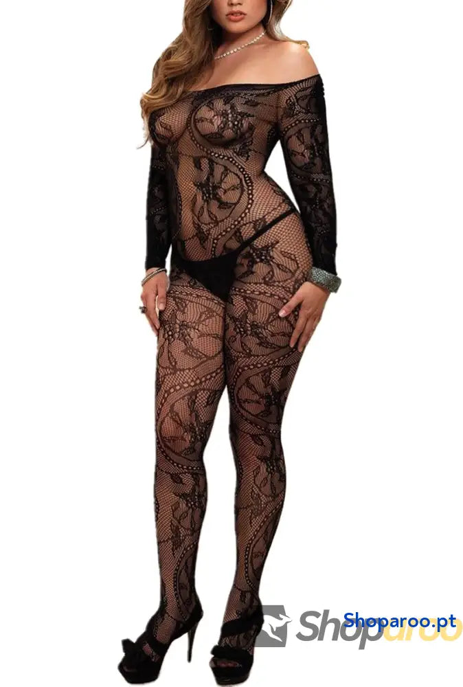 Body feminino sem entrepernas roupa de dormir sexy lingerie macia para mulher