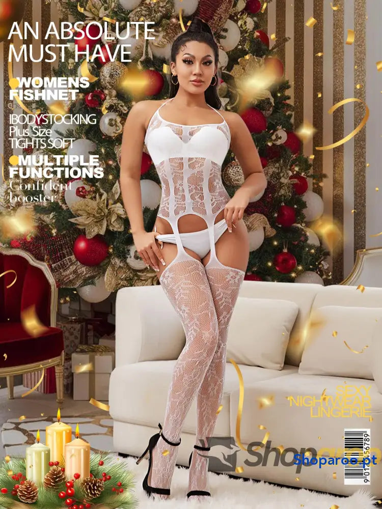 Body feminino sem entrepernas roupa de dormir sexy lingerie macia para mulher