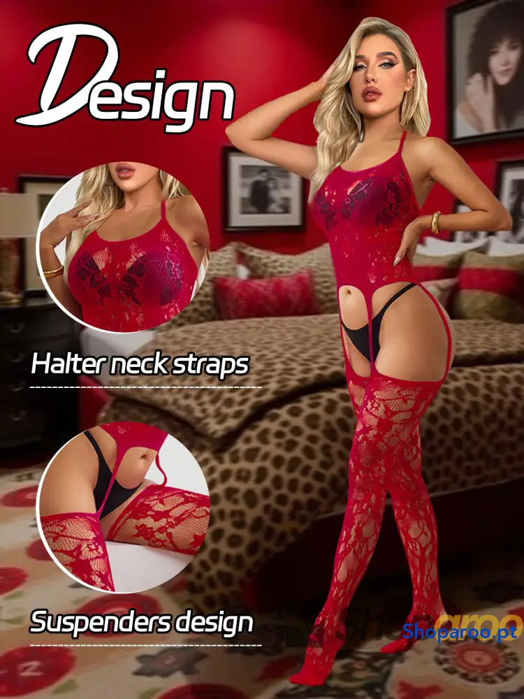 Body feminino sem entrepernas roupa de dormir sexy lingerie macia para mulher