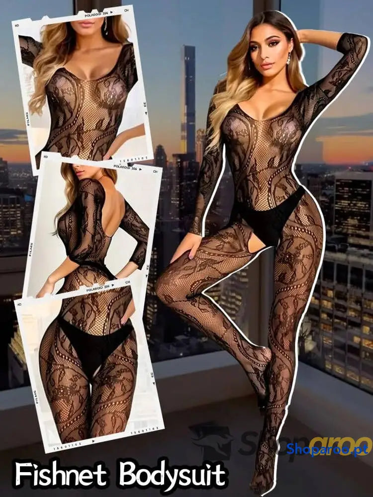 Body feminino sem entrepernas roupa de dormir sexy lingerie macia para mulher