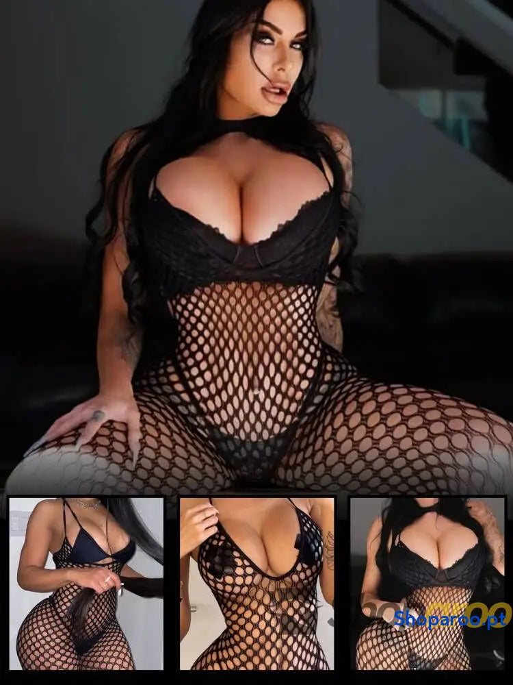 Body feminino sem entrepernas roupa de dormir sexy lingerie macia para mulher