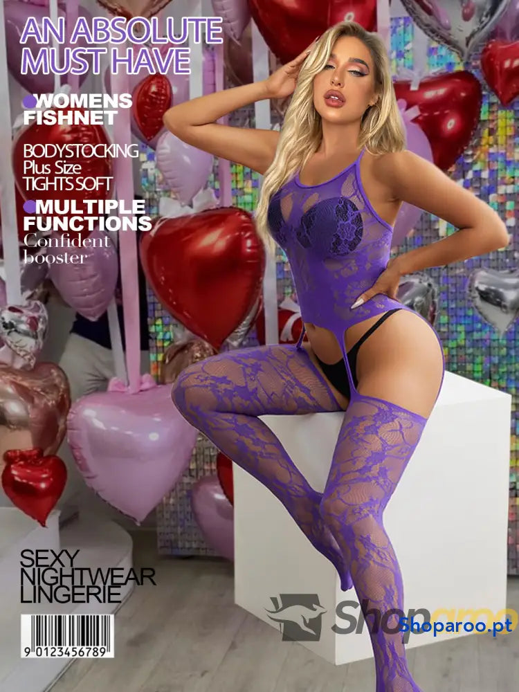 Body feminino sem entrepernas roupa de dormir sexy lingerie macia para mulher