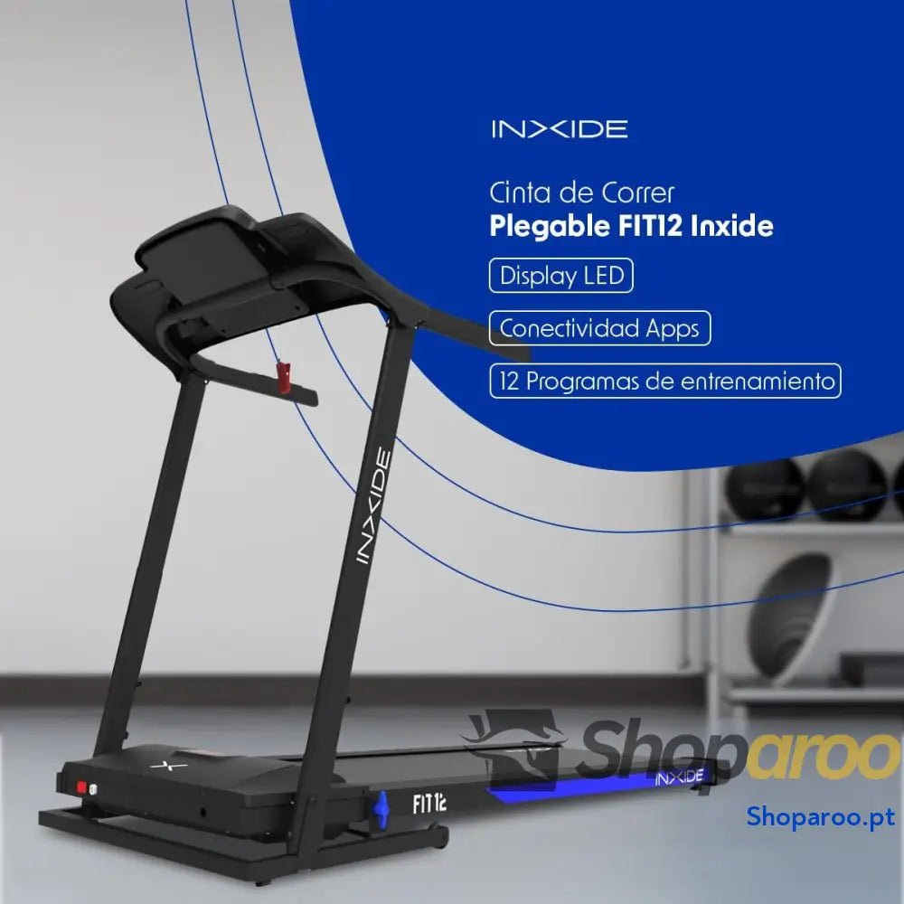 Bodytone Passadeira de corrida dobrável conectividade Bluetooth FitShow e Zwift 12 programas treino velocidade máxima