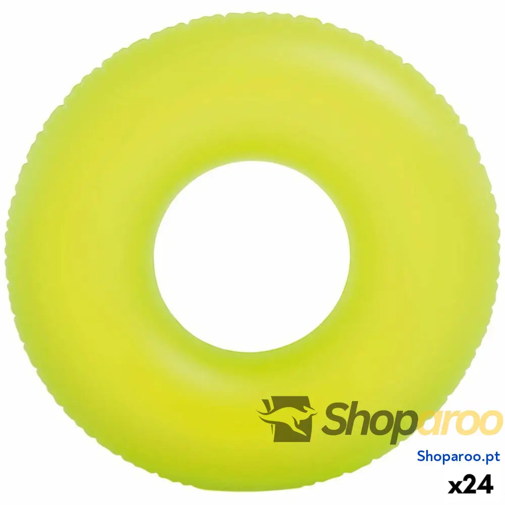 Bóia Insuflável Donut Intex Neon 91 x cm (24 Unidades)