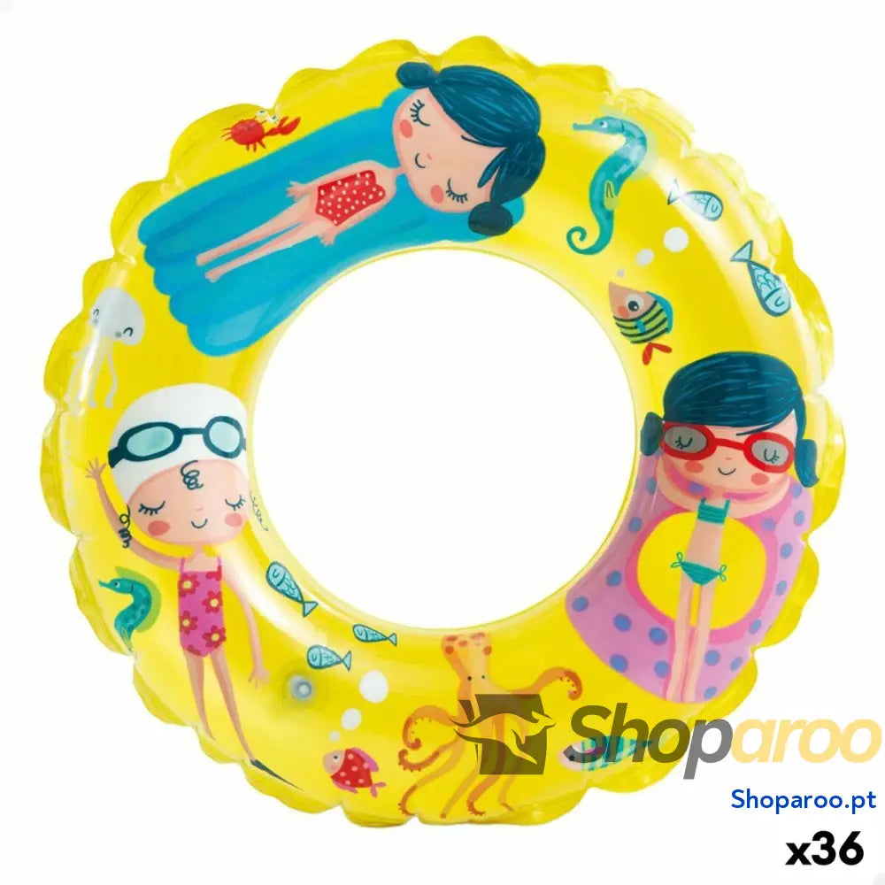 Bóia Insuflável Donut Intex Ø 61 cm (36 Unidades)