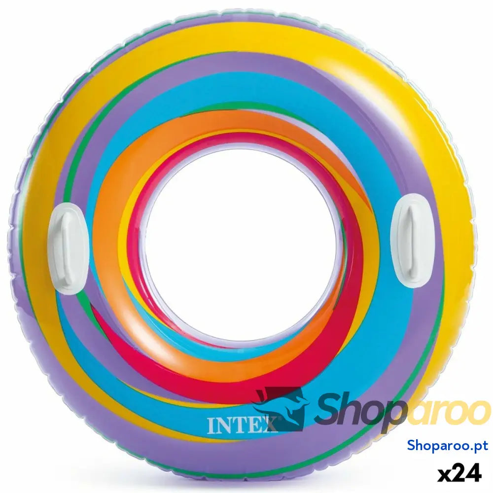 Bóia Insuflável Donut Intex Ø 91 cm x 22 (24 Unidades)