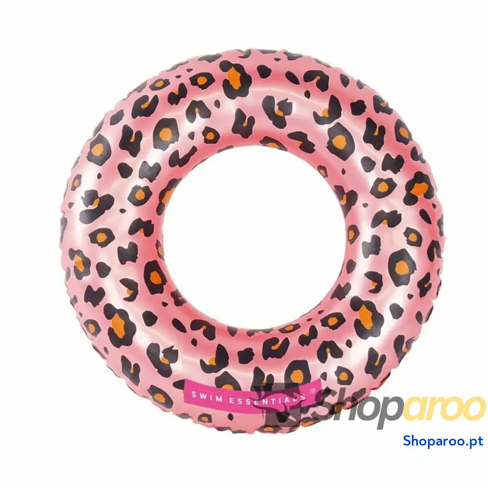 Boia insuflável Swim Essentials Leopard Rosa Claro