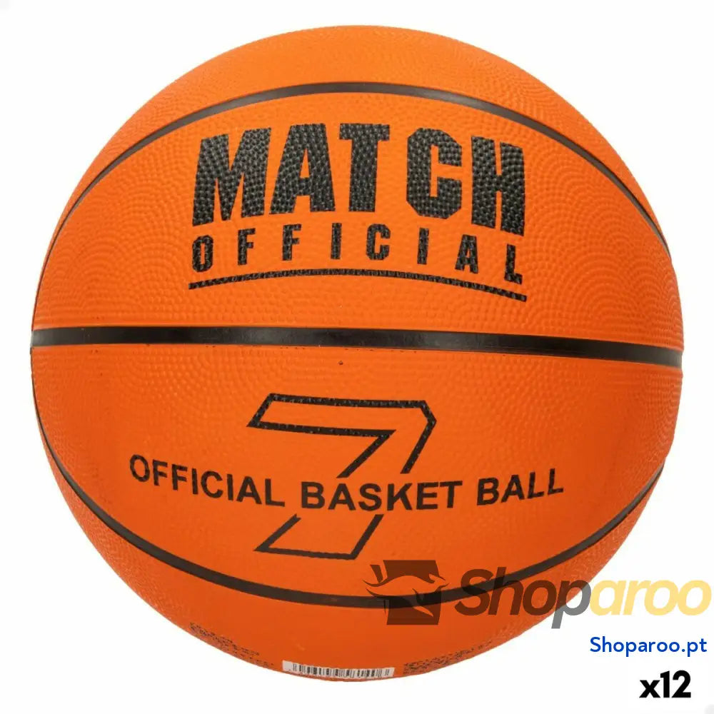 Bola de Basquetebol John Toys Match 7 Ø 24 cm (12 Unidades)