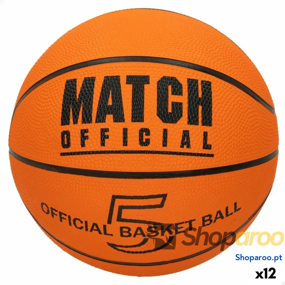Bola de Basquetebol Match 5 Ø 22 cm 12 Unidades