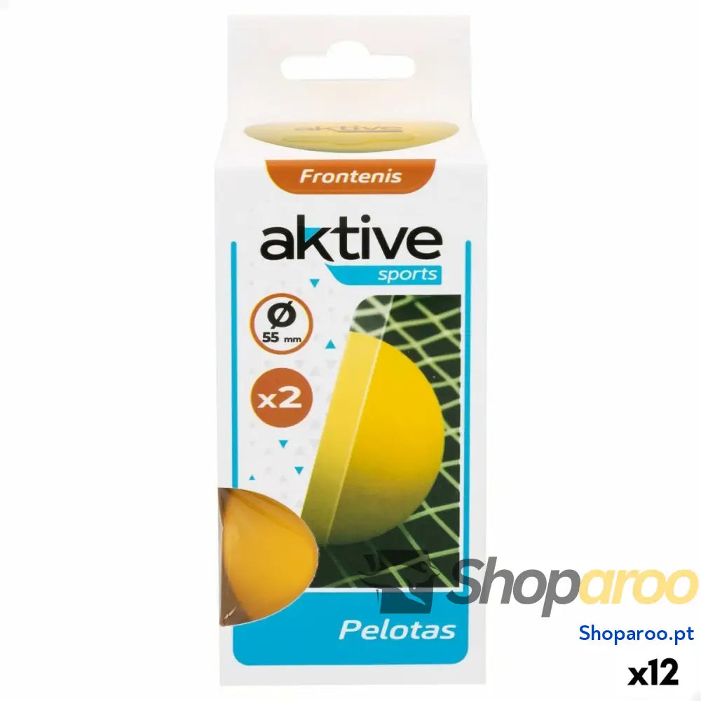 Bola de Frontenis Aktive Ø 55 cm 12 Unidades 2 Peças
