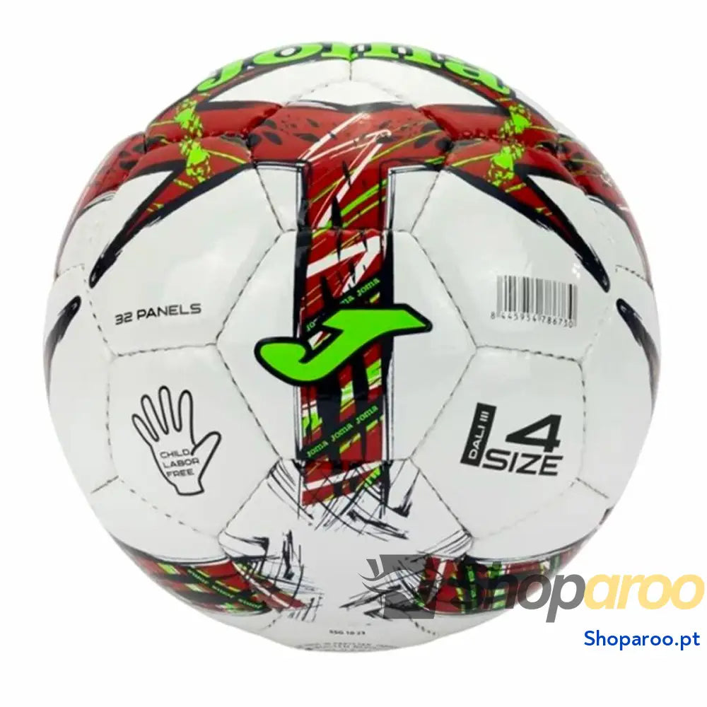 Bola de Futebol Joma Sport Dali III Branco Tamanho 5