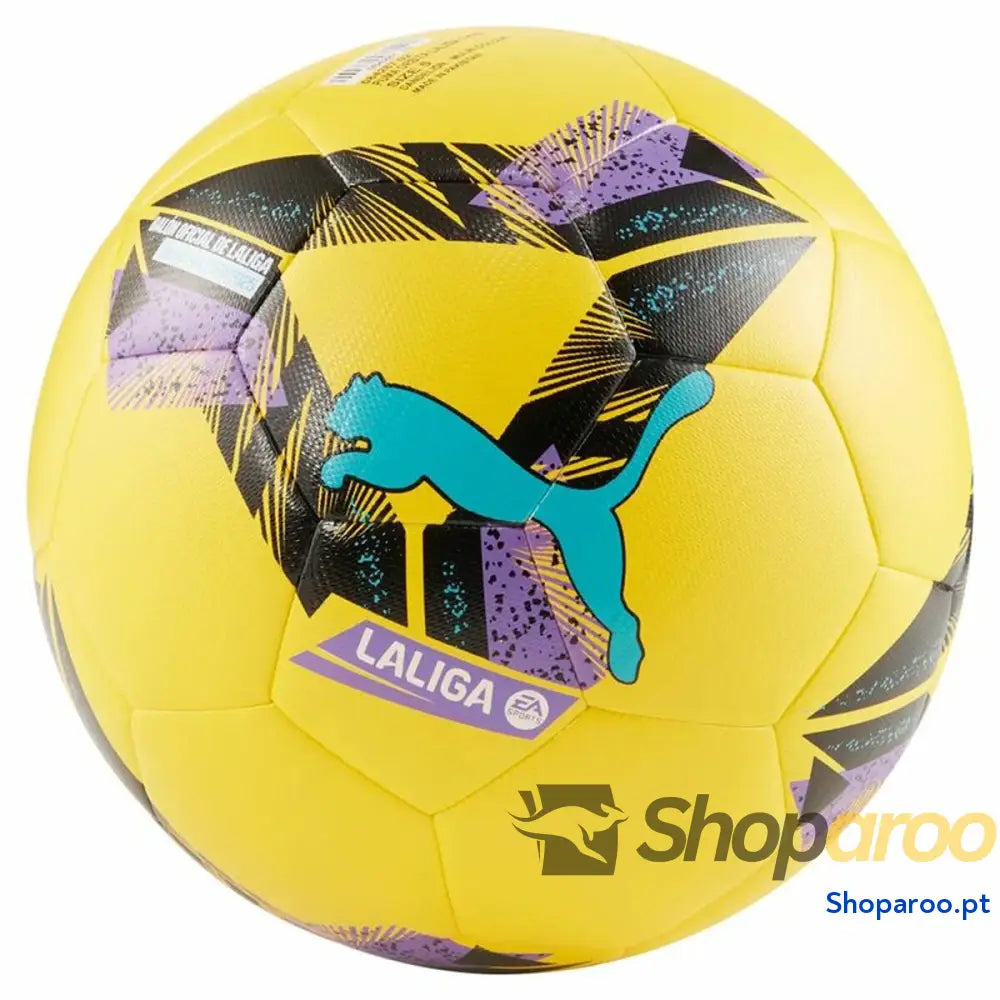 Bola de Futebol Puma Orbita Laliga 1 Hyb Pelé Yellow Amarelo Tamanho 5