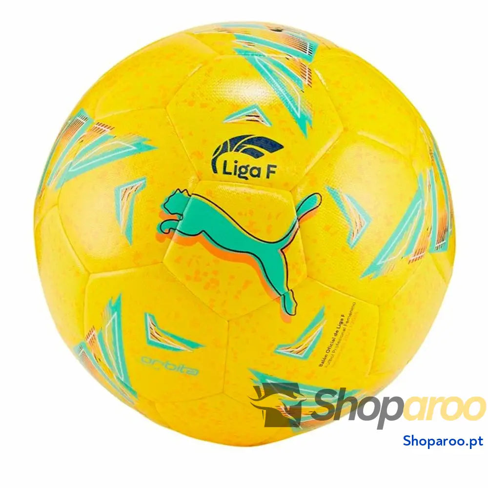 Bola de Futebol Puma Orbita Liga F Amarelo Tamanho 5