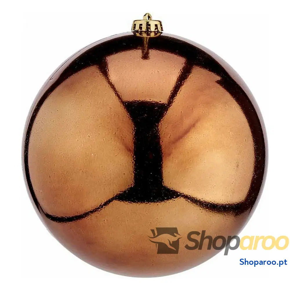 Bola de Natal Krist + 00839 Castanho Plástico Ø 20 cm