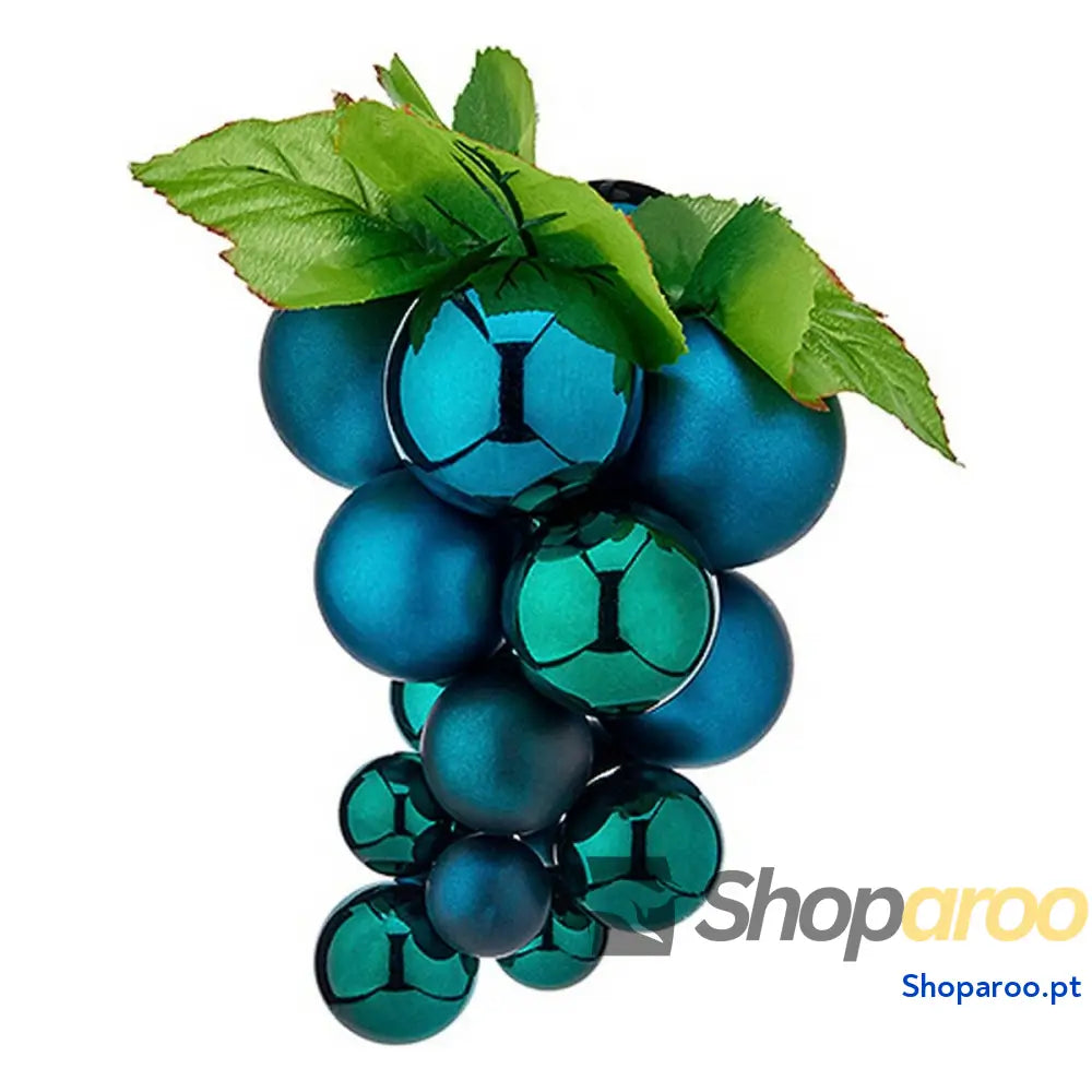 Bola de Natal Krist + 01852 Azul Plástico Uvas