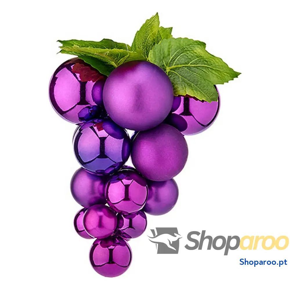 Bola de Natal Krist + 01853 Roxo Plástico Uvas