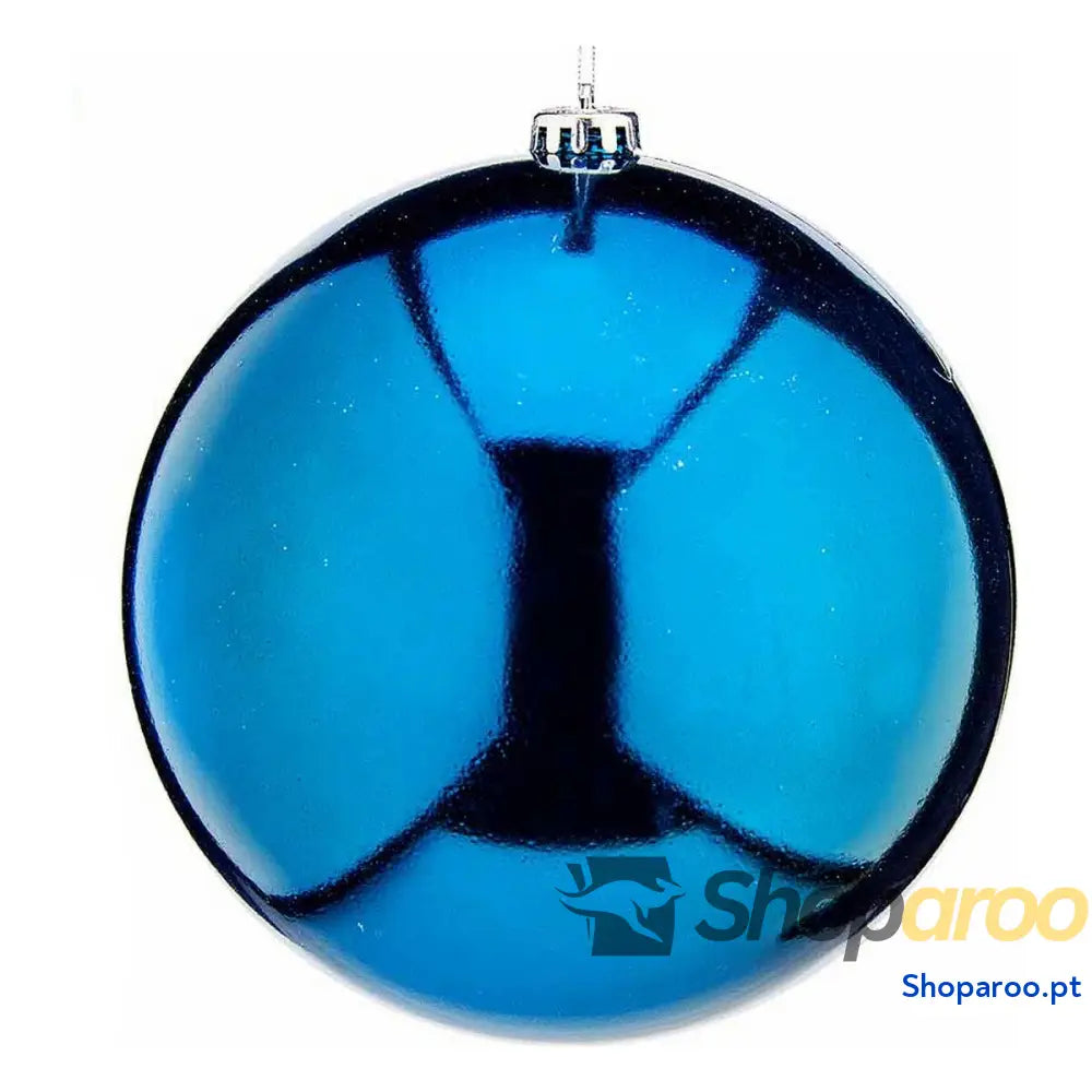 Bola de Natal Ø 20 cm Azul Plástico