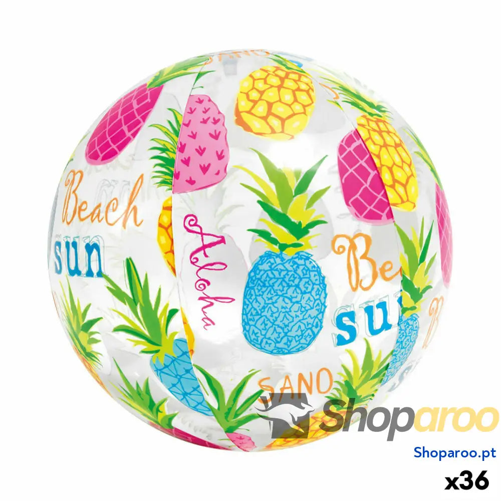 Bola de praia Intex Ø 51 cm PVC (36 Unidades)