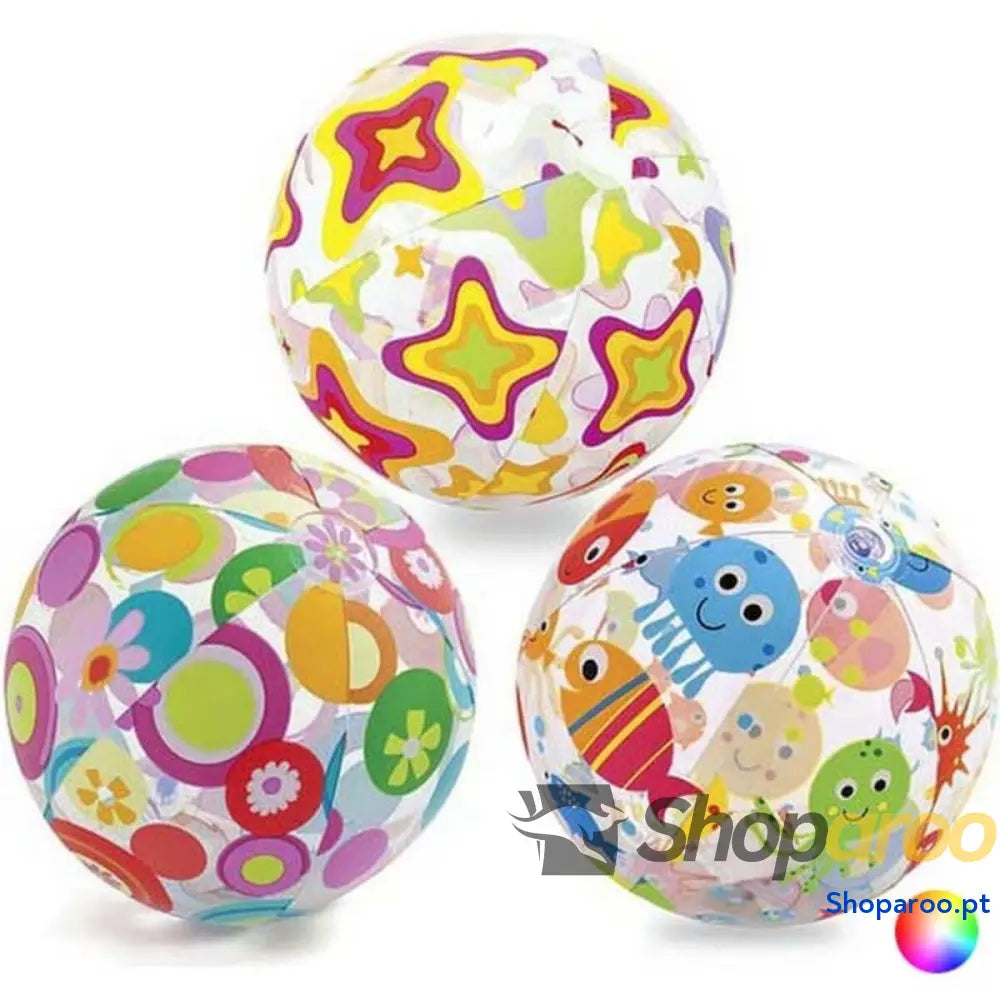 Bola Insuflável Intex 59040NP 51 cm Branco Multicolor