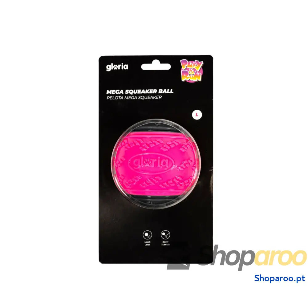 Bola para Animais de Estimação Gloria PLAY AND RUN Cor de Rosa TPR L 8,89 cm