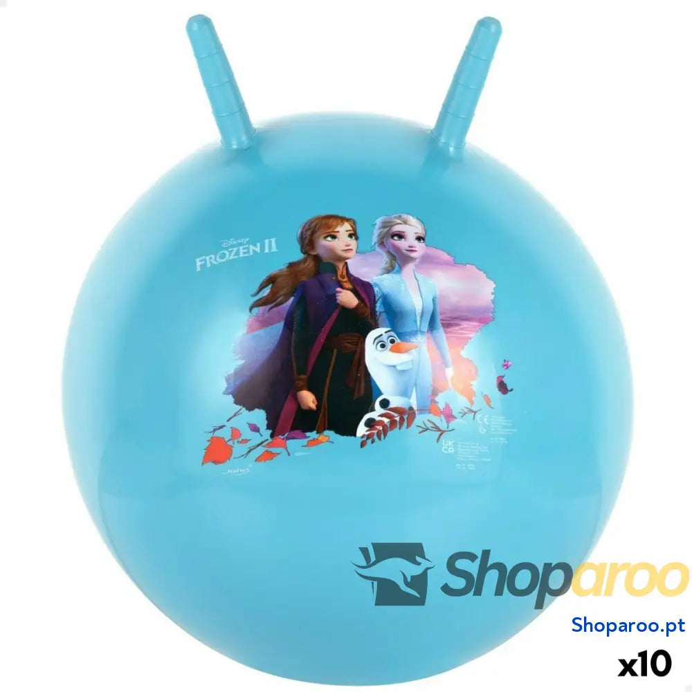 Bola Saltitante Frozen Ø 45 cm Azul (10 Unidades)
